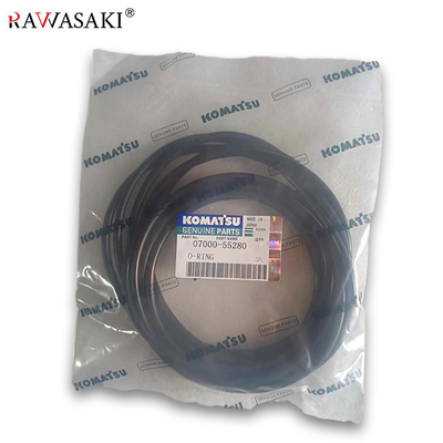 Parti di riparazione di escavatori Komatsu gomma plastica 07000-55280 O anello